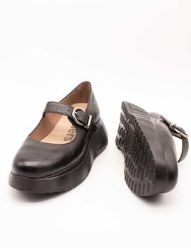 Zapato Wonders A-3614 Baby Wild Negro de Mujer