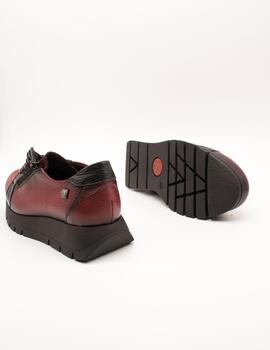 Zapato Jose Saenz 2276 Belen Rioja-Negro de Mujer