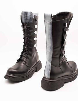 Bota Papucei Cellia Black de Mujer