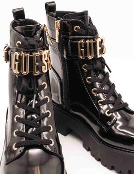 Botín Guess FLTSOM PAT10 Vaires Black de Mujer