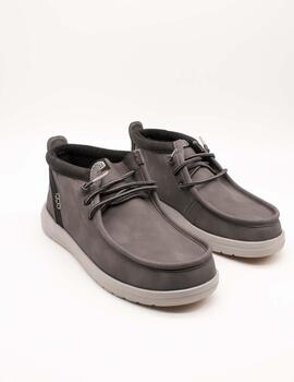 Botín Hey Dude HD42051-00K Wally Mid Grey de Hombre