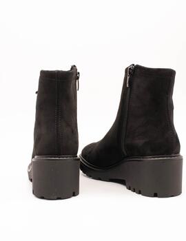 Botín Viguera 8284 Licra Suede Negro de Mujer