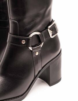 Bota Wonders I-9203 Oregon Negro de Mujer