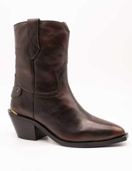 Botín Pepe Jeans PLS50558-898 Dark Brown de Mujer