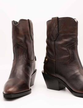 Botín Pepe Jeans PLS50558-898 Dark Brown de Mujer