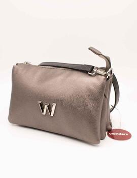 Bolso Wonders WB-52007 Combinacion Plomo