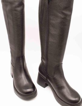 Bota Wonders E-7106 Wild Negro de Mujer