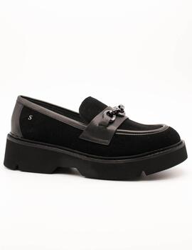 Zapato Stonefly 221626 Tessa 4 Velour Black de Mujer