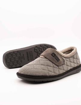 Zapatilla Nordikas 7519 Nevada Edimburgo Gris de Hombre