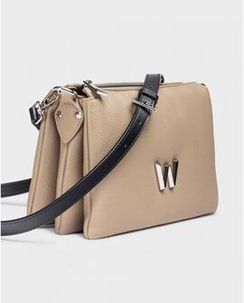 Bolso Wonders WB-52007 Combi Taupe