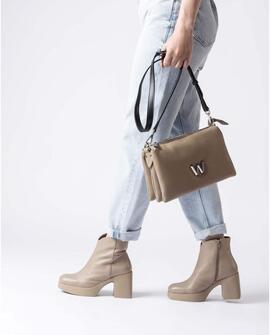 Bolso Wonders WB-52007 Combi Taupe