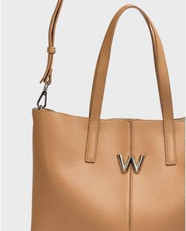 Bolso Wonders WB-53302 Combi Cuero