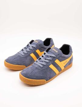 Deportivo Gola CMA192IY Harrier Suede Moonlight de Hombre