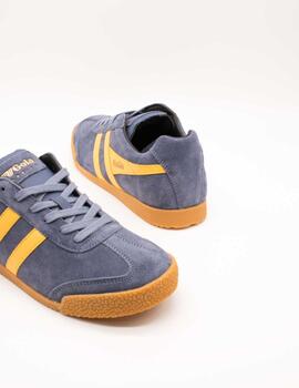 Deportivo Gola CMA192IY Harrier Suede Moonlight de Hombre