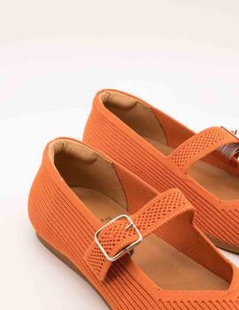 Zapato Miss Elastiic 076472-65-92 Megan Terracota de Mujer