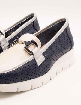 Zapato 24HRS 26429 Combi Navy de Mujer