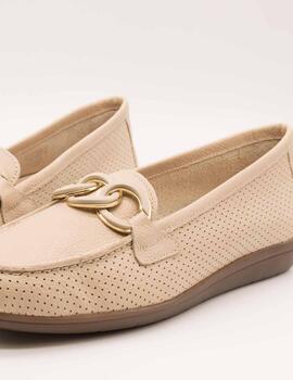 Zapato 24HRS 26456 Indios Beige de Mujer