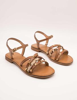 Sandalia Geox D55YMD 01JQS C5006 Maddalusia Camel de Mujer