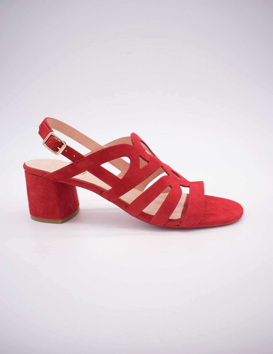 Sandalia ante roja de kess