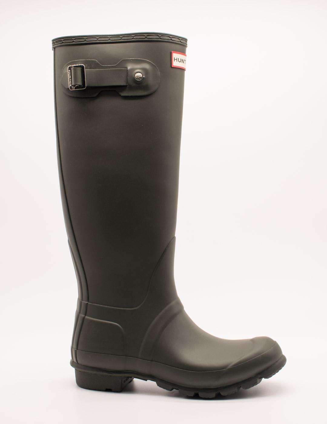 Bota Hunter 1000 tall dark olive de mujer.