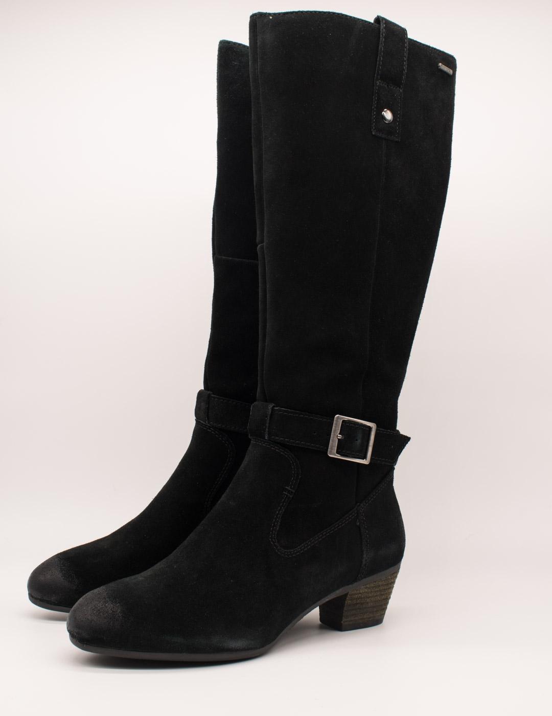Bota Clarks Melanie Hi GTX black de mujer.
