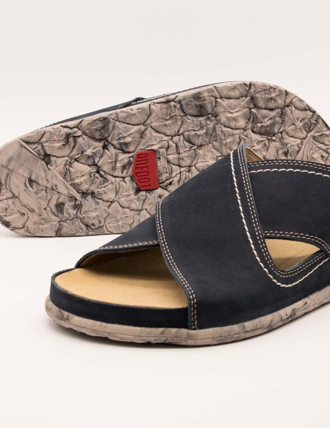 Sandalia On Foot 1503 Marino de hombre.