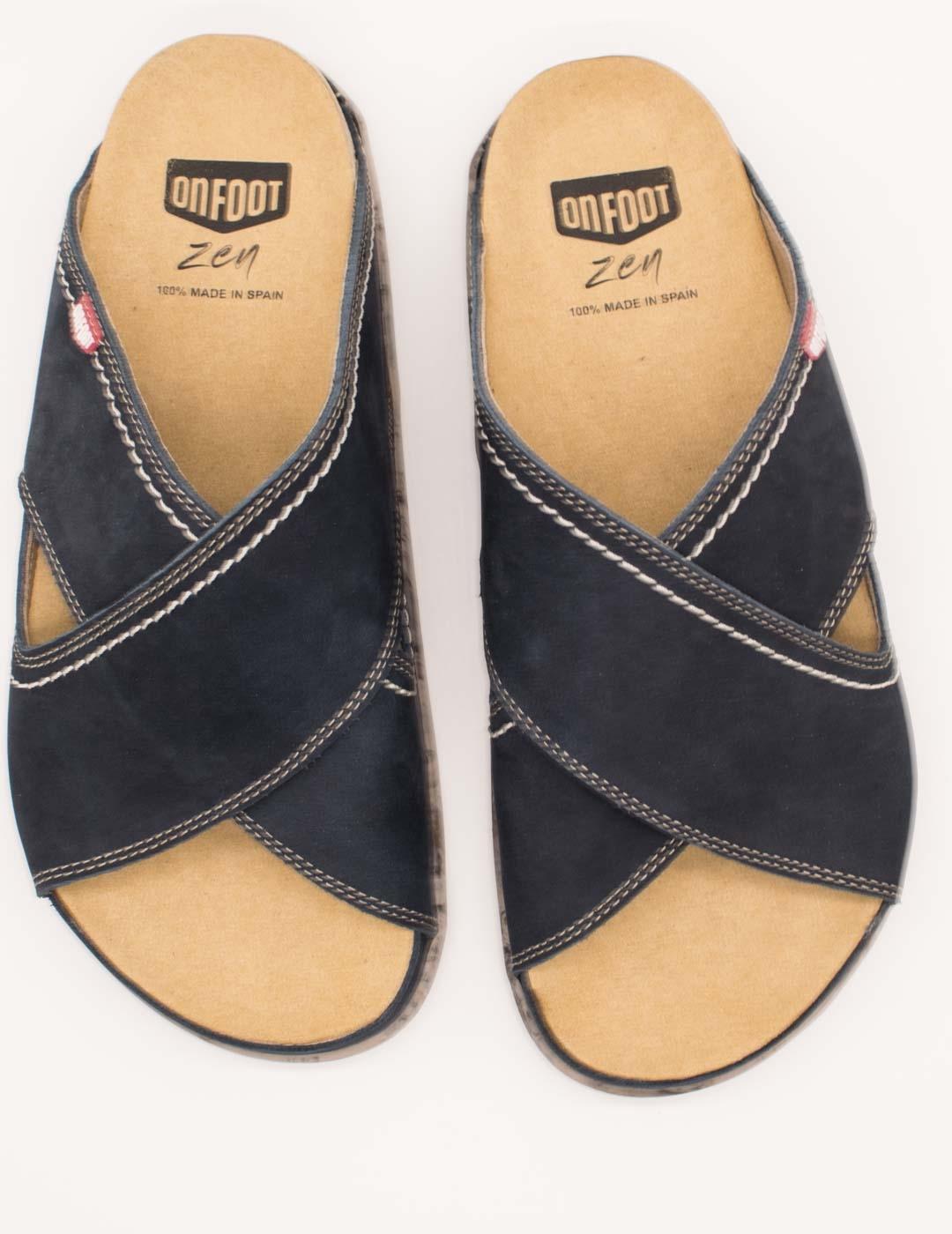 Sandalia On Foot 1503 Marino de hombre.