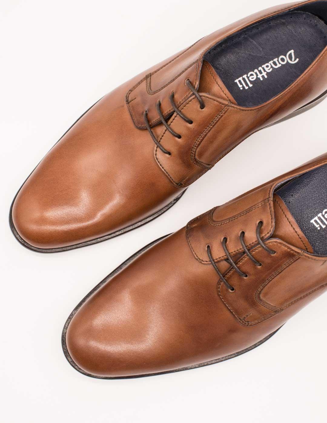 Zapato Donattelli 9390 Toledo Caoba de hombre.