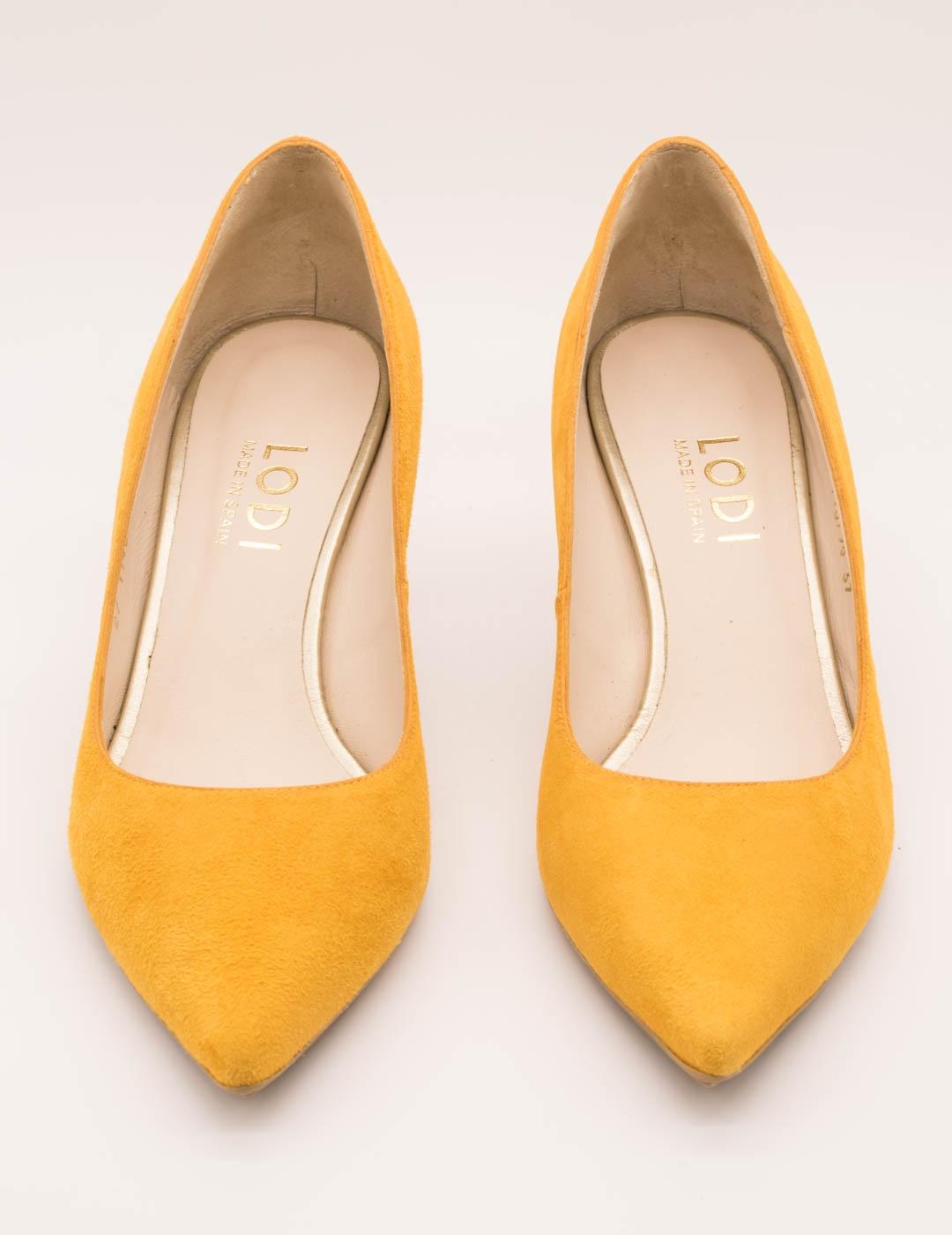 ZAPATO LODI ENRICA-GO ANTE MOSTAZA DE MUJER