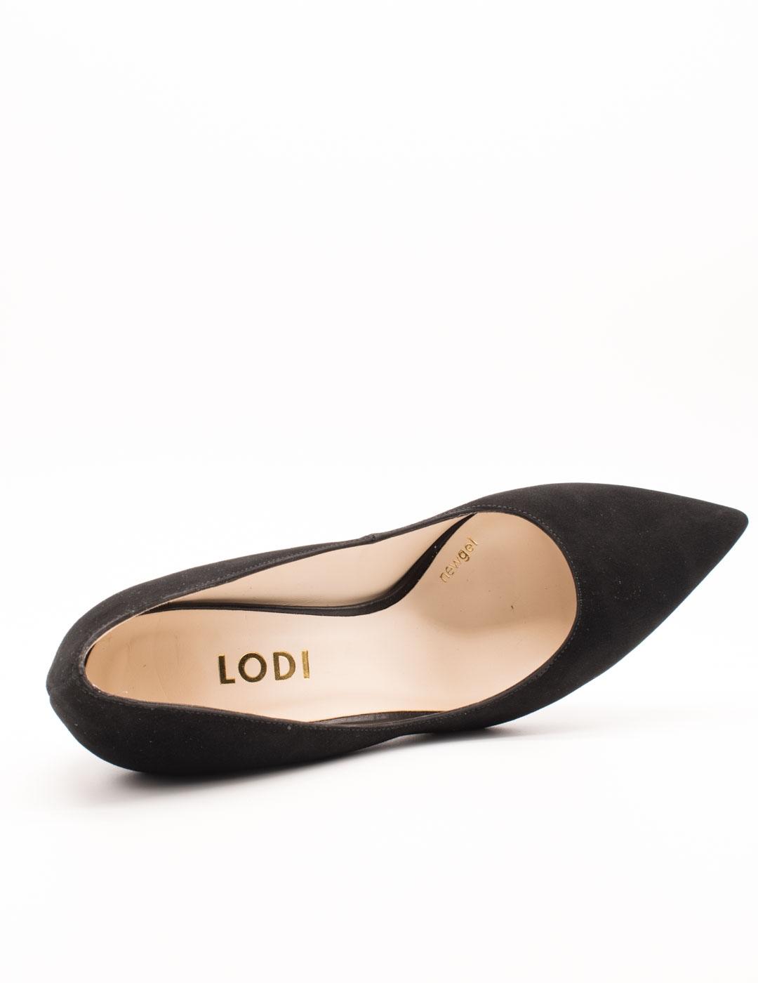 ZAPATO LODI ENRICA-GO ANTE NEGRO de mujer