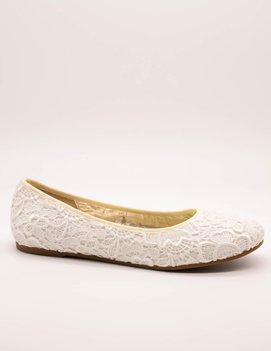 Bailarina Zabba Difference encaje de mujer