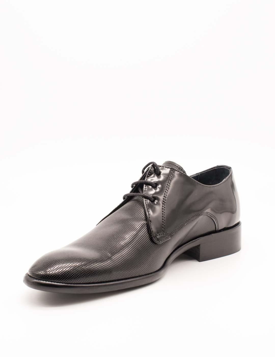 Zapato Sergio Doñate 9843 BRILLO NEGRO de hombre