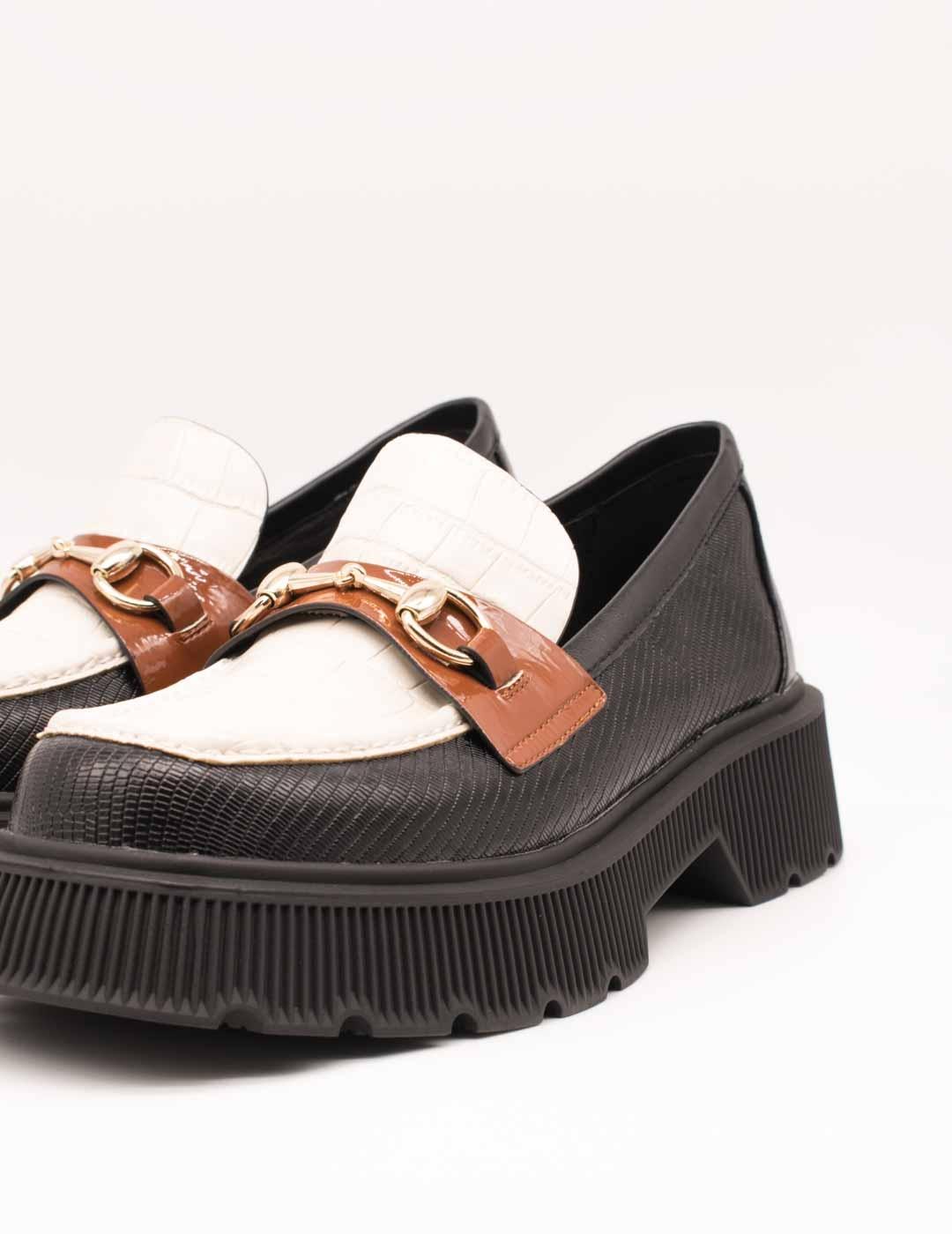 Zapato Noa Harmon 9105-M06 Harry Multi negro de mujer