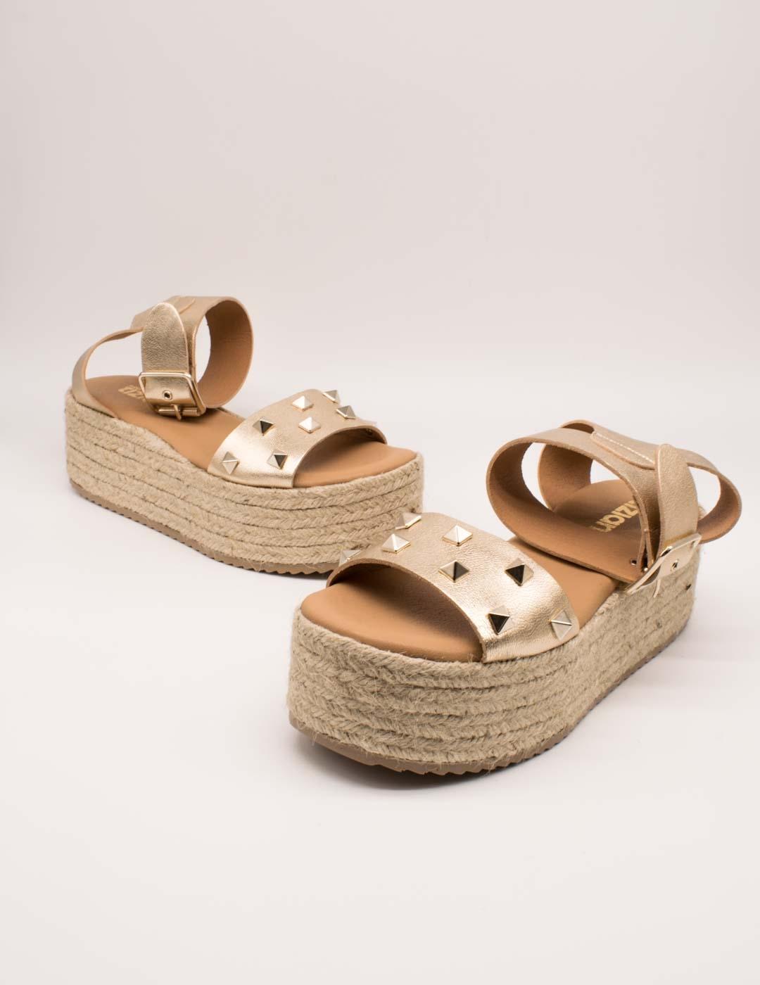 Sandalia Tiziana 322 Metal Champany de Mujer