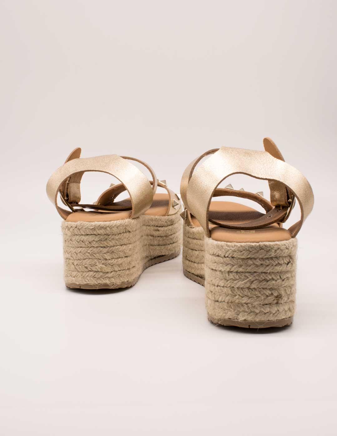 Sandalia Tiziana 322 Metal Champany de Mujer