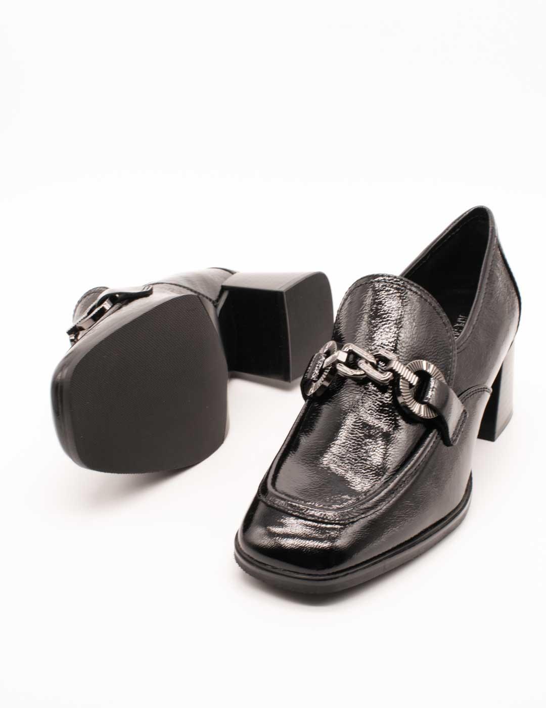 Zapato Regarde le Ciel Vanessa-02 Naplak Black de Mujer