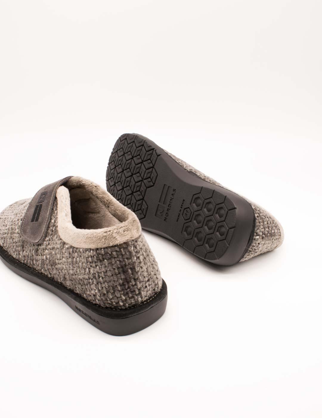 Zapatilla Nordikas 7519 Siberia Gris de Hombre