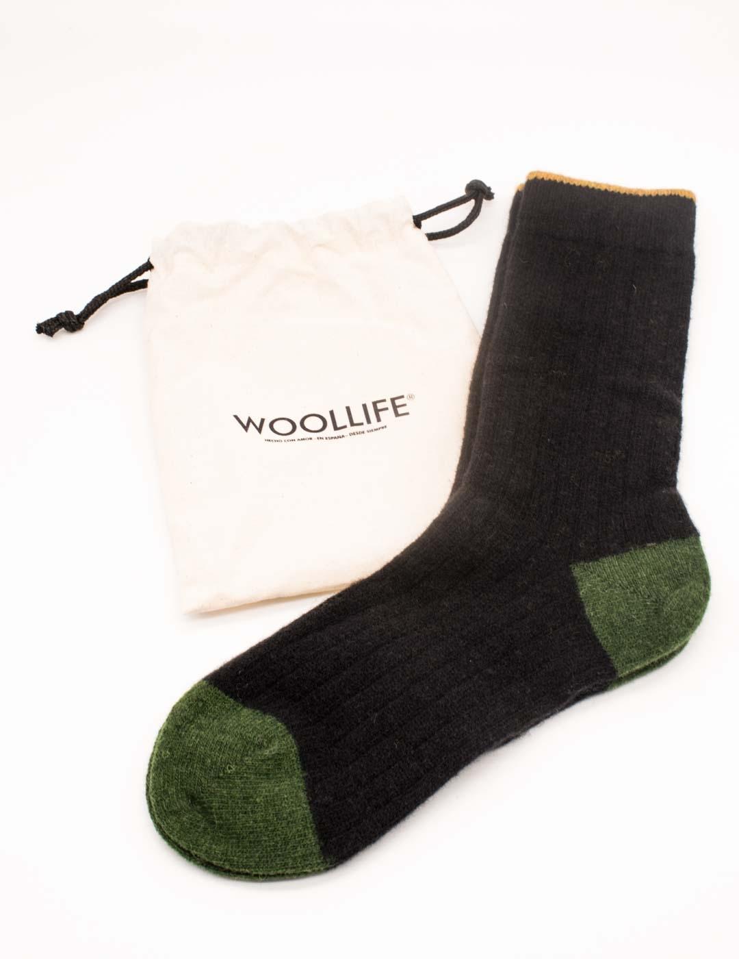 Calcetín Woollife Baltico Negro