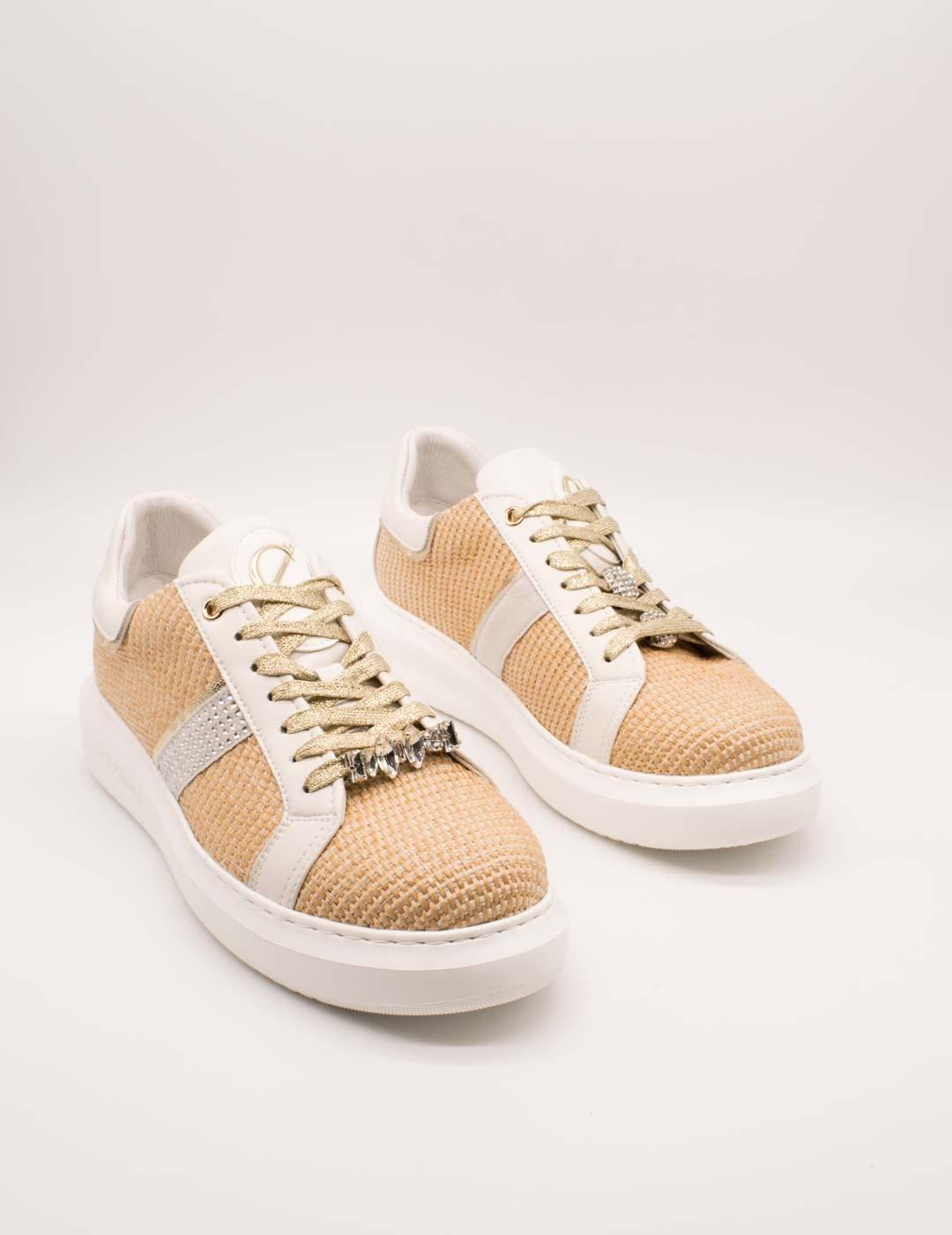 Deportivo Cafenoir C1DE9010 Beige de Mujer