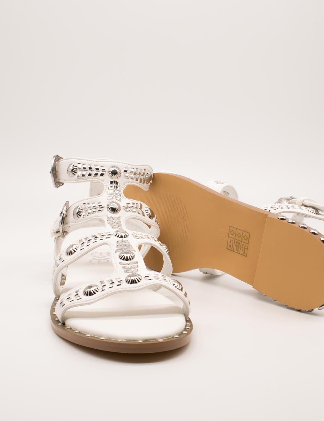 Sandalia Exé VF239C-76  Pu White de Mujer