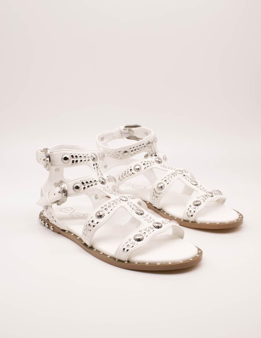 Sandalia Exé VF239C-76  Pu White de Mujer