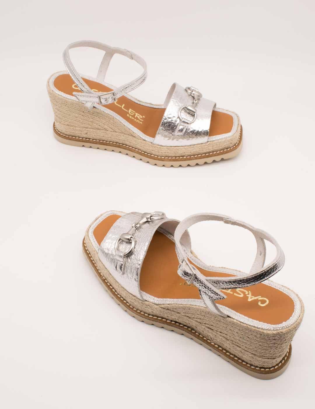 Sandalia Casteller 891 York Argento de Mujer