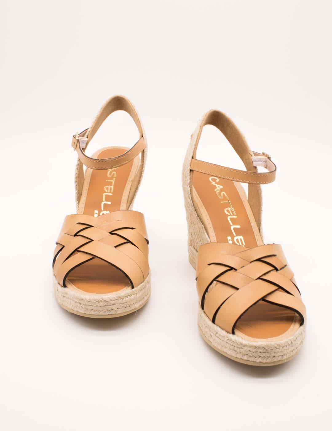 Sandalia Casteller 49-21-882 Vaqueta Desierto de Mujer
