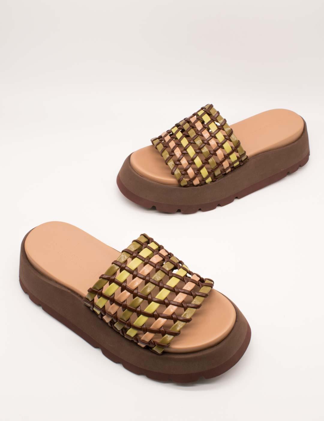 Sandalia Noa Harmon 9720 Brisa Multi Marrón de Mujer