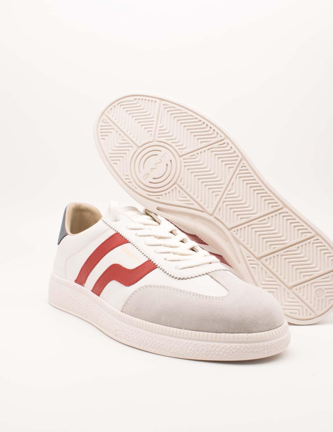 Deportivo Gant 28631482 Cuzmo White-Red de Hombre