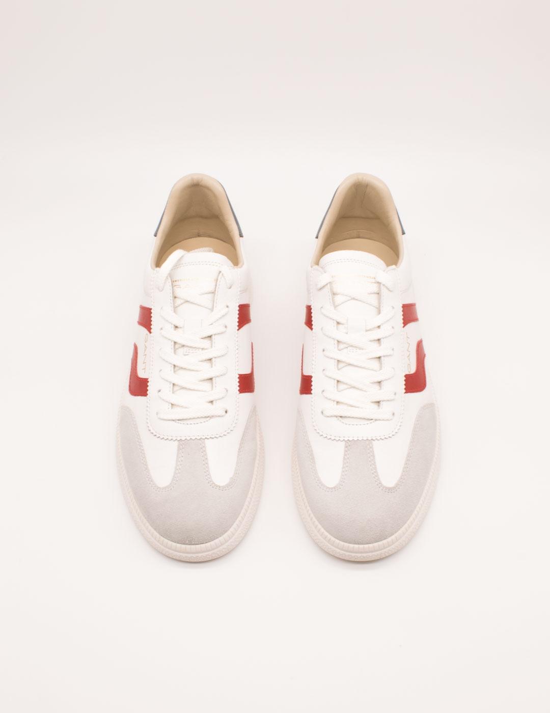 Deportivo Gant 28631482 G-238 Cuzmo White-Red de Hombre