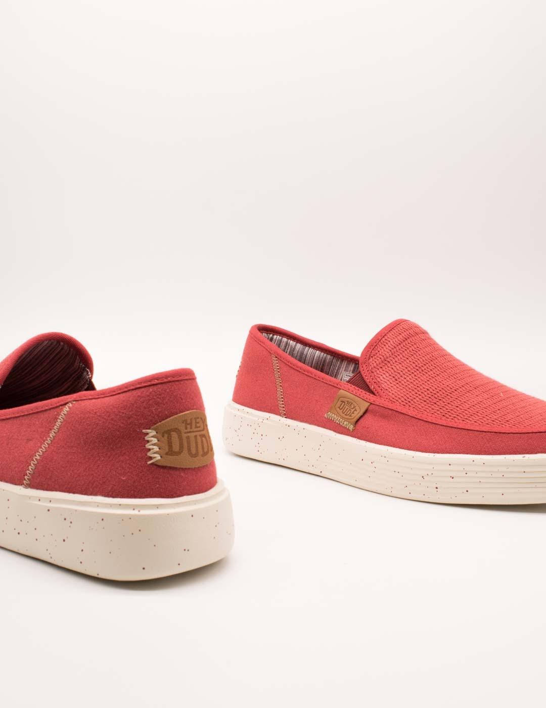 Zapato Hey Dude Sunapee Coastline Aztec Red de Hombre