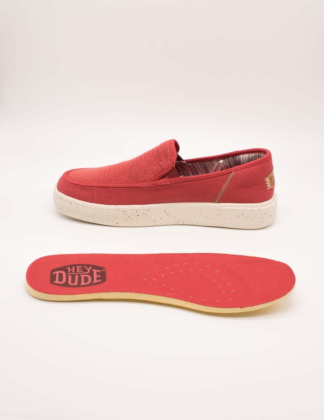 Zapato Hey Dude Sunapee Coastline Aztec Red de Hombre