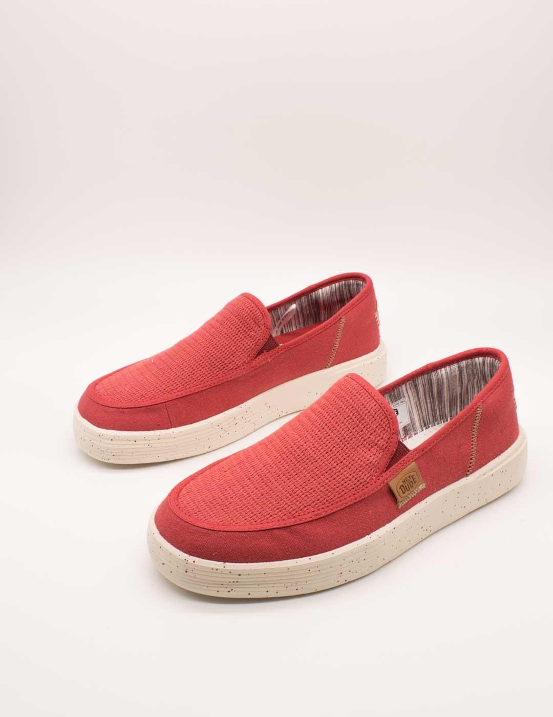 Zapato Hey Dude Sunapee Coastline Aztec Red de Hombre