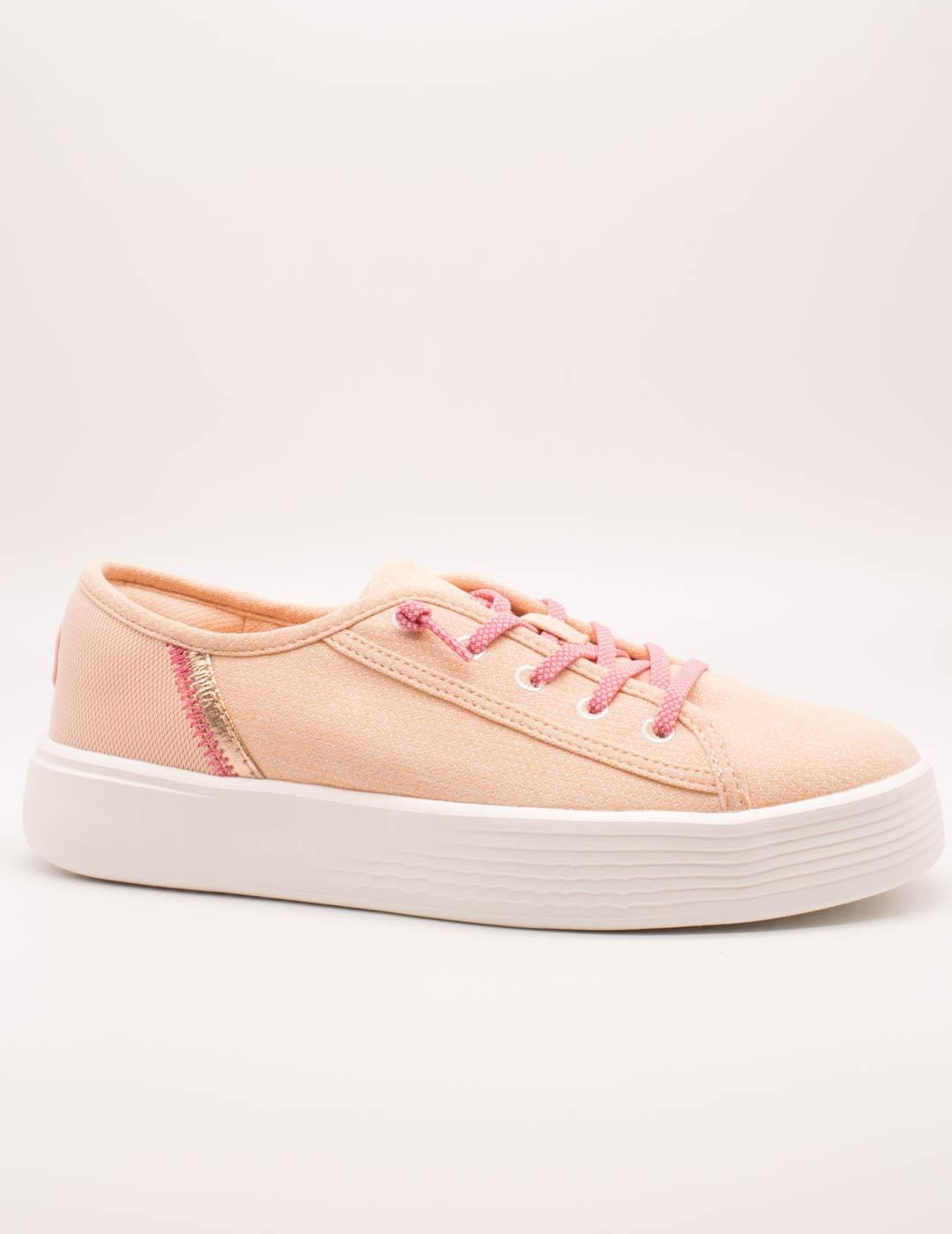 Zapato Hey Dude Cody Heathered Knit Mesh Pink de Mujer